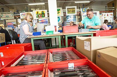 Coopération de ZWILLING J.A. HENCKELS avec des ateliers pour personnes handicapées